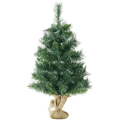 SALCAR 60 cm Kleiner künstlicher Weihnachtsbaum mit Zementbasis Ideal als Tischbaum zur Weihnachtsdekoration im Innenbereich SALCAR 60 cm Kleiner künstlicher Weihnachtsbaum mit Zementbasis Ideal als Tischbaum zur Weihnachtsdekoration im Innenbereich