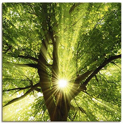 ARTLAND Sonne explodiert durch Baum Wandbild ARTLAND Sonne explodiert durch Baum Wandbild
