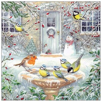 Ambiente Serviette Winterszene 20 Stk. 33x33 cm Schnee Winter Tannenbaum Dekor Weihnachten Servietten Ambiente Serviette Winterszene 20 Stk. 33x33 cm Schnee Winter Tannenbaum Dekor Weihnachten Servietten