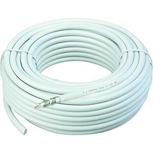 SCHWAIGER Premium SAT Koaxialkabel 135 dB, 25m, weiß, unkonfektioniert, 5-Fach Schirmung, 75 Ohm, digital, HDTV, DVB-S/S2, DVB-C, DVB-T2, Ø 8,2 mm SCHWAIGER Premium SAT Koaxialkabel 135 dB, 25m, weiß, unkonfektioniert, 5-Fach Schirmung, 75 Ohm, digital, HDTV, DVB-S/S2, DVB-C, DVB-T2, Ø 8,2 mm