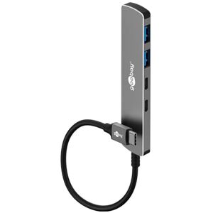 Goobay USB C 3.2 USB A 3.2 / USB-C-Stecker zu 2xUSB-C/2xUSB-A, kompakter Hub für Laptop, Tablet, Smartphone, SuperSpeed-Datenraten bis 5 Gbit/s, kompatibel mit Windows/Linux/macOS 79159 Goobay USB C 3.2 USB A 3.2 / USB-C-Stecker zu 2xUSB-C/2xUSB-A, kompakter Hub für Laptop, Tablet, Smartphone, SuperSpeed-Datenraten bis 5 Gbit/s, kompatibel mit Windows/Linux/macOS 79159