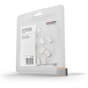 Lindy 40440 USB Typ C Port Schloss, orange, 10 Stück Lindy 40440 USB Typ C Port Schloss, orange, 10 Stück