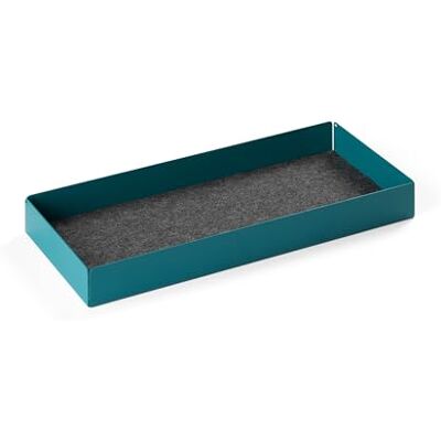 Durable Effect Monitorständer Schublade, Filzeinlage, petrol, 508232 Durable Effect Monitorständer Schublade, Filzeinlage, petrol, 508232