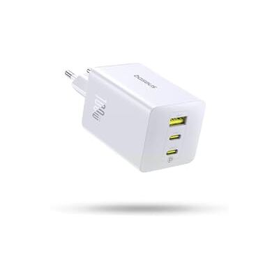 Baseus Enerfill USB C Ladegerät 100W, 3-Ports USB C Netzteil, PD Ladegerät mit PPS, GaN Schnellladegerät kompatibel mit MacBook Pro/Air, iPad, Laptop, iPhone 17/16/15/14, Galaxy S25, Pixel, Weiß Baseus Enerfill USB C Ladegerät 100W, 3-Ports USB C Netzteil, PD Ladegerät mit PPS, GaN Schnellladegerät kompatibel mit MacBook Pro/Air, iPad, Laptop, iPhone 17/16/15/14, Galaxy S25, Pixel, Weiß