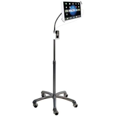 CTA Digital CTA Bodenständer mit Schwanenhals, robust, sicher und höhenverstellbar, Schwanenhals-Bodenständer für iPad 7. / 8. / 9. Generation 25,9 cm (10,2 Zoll), iPad Air, Surface Pro 4 und andere Tablets mit CTA Digital CTA Bodenständer mit Schwanenhals, robust, sicher und höhenverstellbar, Schwanenhals-Bodenständer für iPad 7. / 8. / 9. Generation 25,9 cm (10,2 Zoll), iPad Air, Surface Pro 4 und andere Tablets mit