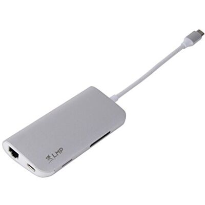 LMP USB-C mini Dock 8-Port USB-C Dock Silber LMP USB-C mini Dock 8-Port USB-C Dock Silber