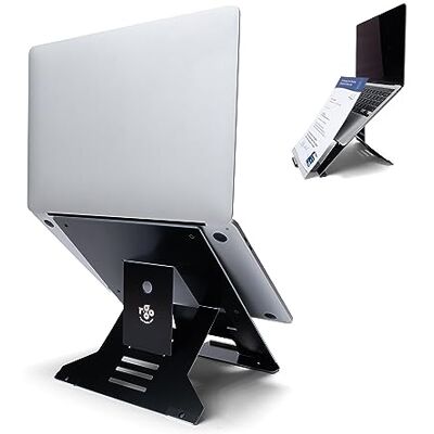 R-Go Tools R-GO Riser Document, Laptop Ständer mit Dokumentenhalter, Verstellbarer Laptop Riser Für Büro Oder Zuhause, Ultra-Dünnes Aluminium, Kompatibel für Laptops (10-22 Zoll), Schwarz R-Go Tools R-GO Riser Document, Laptop Ständer mit Dokumentenhalter, Verstellbarer Laptop Riser Für Büro Oder Zuhause, Ultra-Dünnes Aluminium, Kompatibel für Laptops (10-22 Zoll), Schwarz