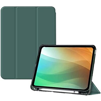 BXGH ipad 10,2 Zoll Hülle 7/8/9. Generation Schutz 2019/2020/2021, schützende Ledertasche, Verstellbarer Ständer, automatisches Wecken/Schlafen Smart Case für Apple ipad 10,2 Zoll (dunkelgrün) BXGH ipad 10,2 Zoll Hülle 7/8/9. Generation Schutz 2019/2020/2021, schützende Ledertasche, Verstellbarer Ständer, automatisches Wecken/Schlafen Smart Case für Apple ipad 10,2 Zoll (dunkelgrün)