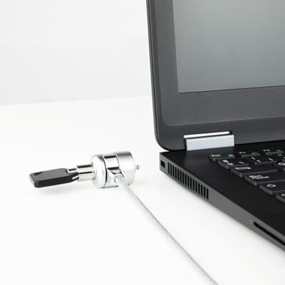 Blendend 1,5 m langes Laptop-Sicherheitskabel mit Schlüssel, Diebstahlschutz, ideal für Büros und öffentliche Umgebungen. Blendend 1,5 m langes Laptop-Sicherheitskabel mit Schlüssel, Diebstahlschutz, ideal für Büros und öffentliche Umgebungen.
