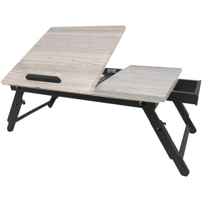 Relaxdays Laptoptisch für Bett & Couch, klappbarer Betttisch, Bambus, höhenverstellbar, Betttablett, Farbwahl Relaxdays Laptoptisch für Bett & Couch, klappbarer Betttisch, Bambus, höhenverstellbar, Betttablett, Farbwahl