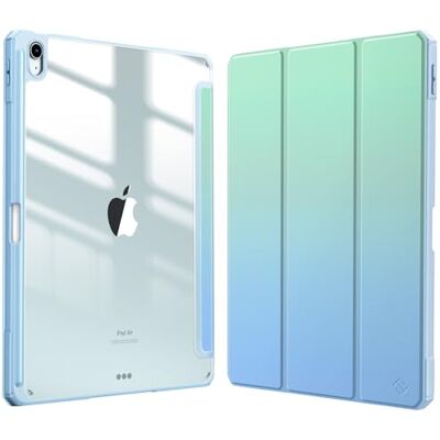 FINTIE Hybrid Hülle für iPad Air 13 Zoll M4/M3/M2 (2026/2025/2024) mit Stifthalter Stoßfeste Schutzhülle Case mit transparenter Hartschale auf der Rückseite für iPad Air 13 Zoll, Meeres Ombre FINTIE Hybrid Hülle für iPad Air 13 Zoll M4/M3/M2 (2026/2025/2024) mit Stifthalter Stoßfeste Schutzhülle Case mit transparenter Hartschale auf der Rückseite für iPad Air 13 Zoll, Meeres Ombre