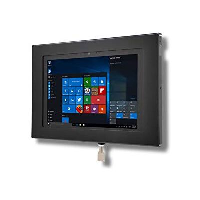 TABcare Verriegelung Anti-Diebstahl Sicherheit Metall Hülle für Microsoft Surface Go 1/2/3/4 Tablet Unterstützt VESA, Wandhalterung (Surface GO, Schwarz) TABcare Verriegelung Anti-Diebstahl Sicherheit Metall Hülle für Microsoft Surface Go 1/2/3/4 Tablet Unterstützt VESA, Wandhalterung (Surface GO, Schwarz)