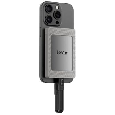 Lexar - ES4 Portable SSD - 1TB - USB 3.2 Gen 2 - Externe SSD Lexar - ES4 Portable SSD - 1TB - USB 3.2 Gen 2 - Externe SSD