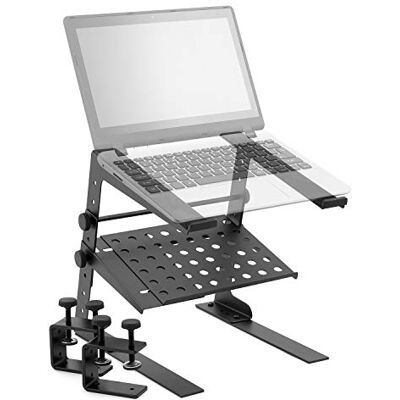 TIGER LEC18-BK Laptop- und DJ-Ständer - Verstellbar, Leicht, Stabil TIGER LEC18-BK Laptop- und DJ-Ständer - Verstellbar, Leicht, Stabil