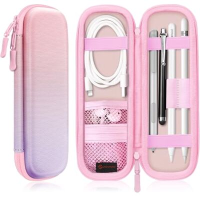 FINTIE Hülle für Apple Pencil Pro/ (USB-C) & Apple Pencil 2/1 Generation Kunstleder Stifthalter Samsung, Surface Pro Stylus Pen Tasche Schutzhülle mit Ablagefach für USB Kabel, Fantasie Ombre FINTIE Hülle für Apple Pencil Pro/ (USB-C) & Apple Pencil 2/1 Generation Kunstleder Stifthalter Samsung, Surface Pro Stylus Pen Tasche Schutzhülle mit Ablagefach für USB Kabel, Fantasie Ombre