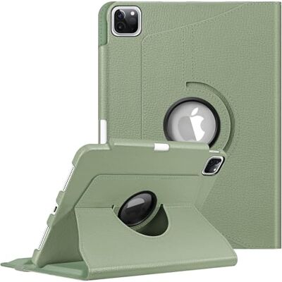 FINTIE Drehbare Schutzhülle für iPad Pro 11 Zoll (4.,3. Generation) 2022/2021 – 360 Grad schwenkbarer Ständer mit Stifthalter, auch passend für iPad Pro 27.9 cm 2.,1. Generation Salbeigrün FINTIE Drehbare Schutzhülle für iPad Pro 11 Zoll (4.,3. Generation) 2022/2021 – 360 Grad schwenkbarer Ständer mit Stifthalter, auch passend für iPad Pro 27.9 cm 2.,1. Generation Salbeigrün