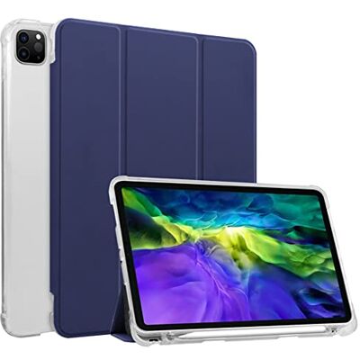 Lynerun Schutzhülle für iPad Pro 11 Zoll 2021/2020/2018 (3. Generation/2. Generation/1. Generation) mit Stifthalter, schlanke Schutzhülle für iPad mit Rückseite, weich, transparent Lynerun Schutzhülle für iPad Pro 11 Zoll 2021/2020/2018 (3. Generation/2. Generation/1. Generation) mit Stifthalter, schlanke Schutzhülle für iPad mit Rückseite, weich, transparent