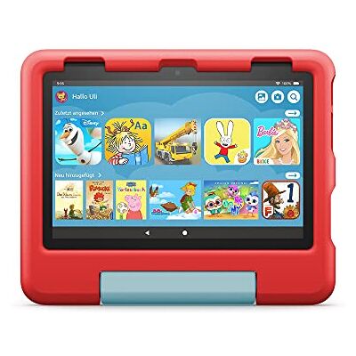 Amazon Kindgerechte Schutzhülle von für das Fire HD 8-Tablet (nur kompatibel mit der 12. Generation, 2022), rot Amazon Kindgerechte Schutzhülle von für das Fire HD 8-Tablet (nur kompatibel mit der 12. Generation, 2022), rot