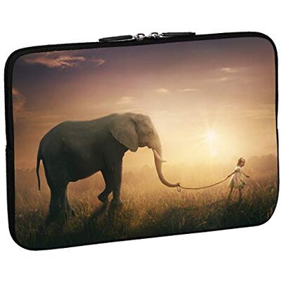Pedea Design Schutzhülle Notebook Tasche bis 15,6 Zoll (39,6cm), Elephant Pedea Design Schutzhülle Notebook Tasche bis 15,6 Zoll (39,6cm), Elephant