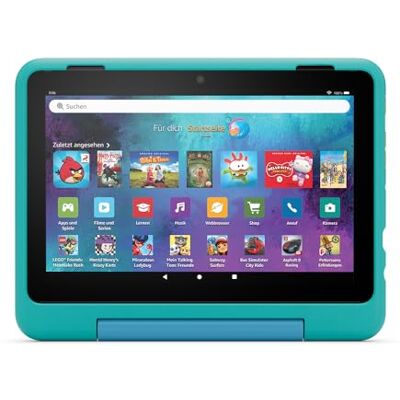 Amazon Das neue Kindgerechte Hülle von für das Fire HD 8-Tablet (nur für Tablets der 12. Generation geeignet), blaugrün Amazon Das neue Kindgerechte Hülle von für das Fire HD 8-Tablet (nur für Tablets der 12. Generation geeignet), blaugrün