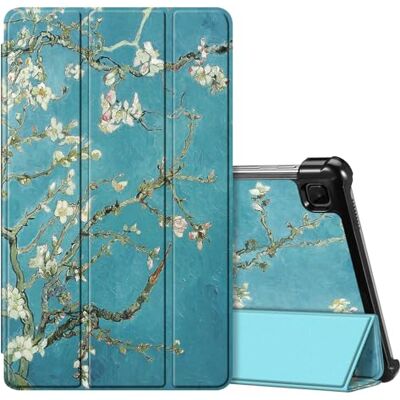 FINTIE Dünne Schutzhülle für Samsung Galaxy Tab A7 Lite 8,7 Zoll 2021 Modell (SM-T220/T225/T227), ultradünn, leicht, Harte Rückseite, dreifach faltbar, Ständer, Blüte FINTIE Dünne Schutzhülle für Samsung Galaxy Tab A7 Lite 8,7 Zoll 2021 Modell (SM-T220/T225/T227), ultradünn, leicht, Harte Rückseite, dreifach faltbar, Ständer, Blüte