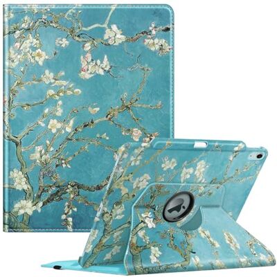 FINTIE Hülle für iPad Air 13 Zoll M4/M3/M2 (2026/2025/2024) mit Pencil Halter Schutzhülle Cover mit 360 Grad drehbarem Ständer und Auto Schlaf/Wach Funktion, Mandelblüten FINTIE Hülle für iPad Air 13 Zoll M4/M3/M2 (2026/2025/2024) mit Pencil Halter Schutzhülle Cover mit 360 Grad drehbarem Ständer und Auto Schlaf/Wach Funktion, Mandelblüten
