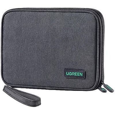 UGREEN Elektronik Reise Kabeltasche, Tragbarer Kabel Organizer Tasche (M) Zweigeteilte Electronics Accessories Case; Elektronische Zubehör Tasche für Kabel, Ladegerät, Powerbank, Tablet UGREEN Elektronik Reise Kabeltasche, Tragbarer Kabel Organizer Tasche (M) Zweigeteilte Electronics Accessories Case; Elektronische Zubehör Tasche für Kabel, Ladegerät, Powerbank, Tablet