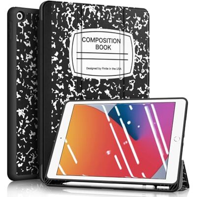 FINTIE SlimShell-Schutzhülle für iPad 8. Generation 2020 und 7. Generation 2019, 10,2 Zoll. Mit eingebautem Stifthalter. Weiche TPU-Schutzhülle mit Ständer-Rückseite und Auto. Aufwachfunktion. FINTIE SlimShell-Schutzhülle für iPad 8. Generation 2020 und 7. Generation 2019, 10,2 Zoll. Mit eingebautem Stifthalter. Weiche TPU-Schutzhülle mit Ständer-Rückseite und Auto. Aufwachfunktion.