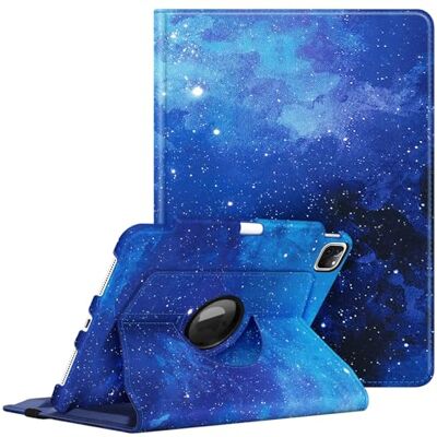 FINTIE Drehbare Schutzhülle für iPad Pro 11 Zoll (4.,3. Generation) 2022/2021 – 360 Grad schwenkbarer Ständer mit Stifthalter, auch passend für iPad Pro 27.9 cm 2.,1. Generation Sternenhimmel FINTIE Drehbare Schutzhülle für iPad Pro 11 Zoll (4.,3. Generation) 2022/2021 – 360 Grad schwenkbarer Ständer mit Stifthalter, auch passend für iPad Pro 27.9 cm 2.,1. Generation Sternenhimmel