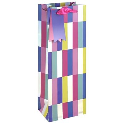 Eurowrap 35471-4Cpack 6 Geschenktaschen für Flaschen 12,7x9x35,5cm Holograf Eurowrap 35471-4Cpack 6 Geschenktaschen für Flaschen 12,7x9x35,5cm Holograf