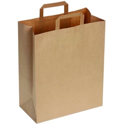 DeinPack 25 Papiertragetaschen 32x12x40 cm braun biologisch abbaubar Umweltschonende Papier Tragetaschen groß Geschenktüten Papiertragetaschen, kompostierbar I braune Papier Tüten DeinPack 25 Papiertragetaschen 32x12x40 cm braun biologisch abbaubar Umweltschonende Papier Tragetaschen groß Geschenktüten Papiertragetaschen, kompostierbar I braune Papier Tüten