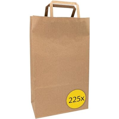 Idena 50063-225 Papiertüten mit Henkel, 225 Stück, 25 x 11 x 32 cm, Geschenktüten aus Kraftpapier Idena 50063-225 Papiertüten mit Henkel, 225 Stück, 25 x 11 x 32 cm, Geschenktüten aus Kraftpapier
