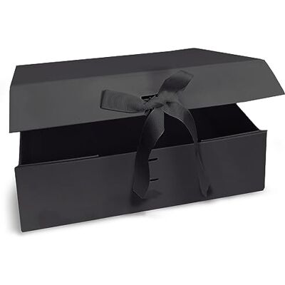 Verpackungswelt Geschenk-Box mit Deckel 31 x 22 x 15 cm (10er Pack) Geschenk-Karton mit Magnet-Verschluss & edler Schleife Perfekt für Geburtstag, Hochzeit, Geburt Geschenk-Verpackung Schwarz Verpackungswelt Geschenk-Box mit Deckel 31 x 22 x 15 cm (10er Pack) Geschenk-Karton mit Magnet-Verschluss & edler Schleife Perfekt für Geburtstag, Hochzeit, Geburt Geschenk-Verpackung Schwarz