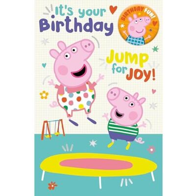 Peppa Pig Geburtstagskarte - Card Peppa Pig Geburtstagskarte - Card