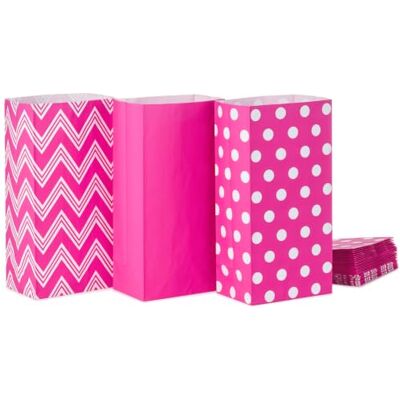 Hallmark 5EGB6429 Geschenksäckchen, sortiert, Pink, 30 Stück Geschenkbeutel, Papier Hallmark 5EGB6429 Geschenksäckchen, sortiert, Pink, 30 Stück Geschenkbeutel, Papier