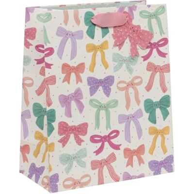 GLICK Große Geschenktüte Schleife Babes 315x260x135mm Luxus Recycelbare Tasche für Geburtstage & Feiern GLICK Große Geschenktüte Schleife Babes 315x260x135mm Luxus Recycelbare Tasche für Geburtstage & Feiern