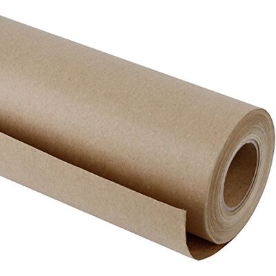 RUSPEPA Braun Kraftpapier Natürliches Recyclingpapier, Kraftpapierrolle Ideal für Kunsthandwerk, Kunst, Kleine Geschenkverpackungen, Verpackung, Post, Versand und Pakete 61 cm x 30 m RUSPEPA Braun Kraftpapier Natürliches Recyclingpapier, Kraftpapierrolle Ideal für Kunsthandwerk, Kunst, Kleine Geschenkverpackungen, Verpackung, Post, Versand und Pakete 61 cm x 30 m