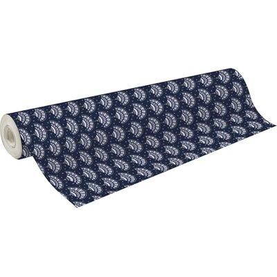 Clairefontaine 223915C Rolle Geschenkpapier Tiny Rolls, platzsparend mit großer Länge 50x0,35m, Papier 80g, Fächer Blau, 1 Rolle Clairefontaine 223915C Rolle Geschenkpapier Tiny Rolls, platzsparend mit großer Länge 50x0,35m, Papier 80g, Fächer Blau, 1 Rolle