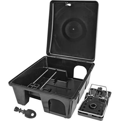 Petigi Auswahl Köderstation Ratten Mäuse Köderbox Schlagfalle Garten Mausfalle Rattenköderbox Box Rattenfalle Rattenköderstation Kinder- Haustiersicher Koederbox Gift Petigi Auswahl Köderstation Ratten Mäuse Köderbox Schlagfalle Garten Mausfalle Rattenköderbox Box Rattenfalle Rattenköderstation Kinder- Haustiersicher Koederbox Gift
