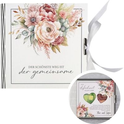 ZUKLA Verpackung für Geldgeschenke zur Hochzeit Geschenkset Geschenkbox 16 x 16 x 2 cm Hochzeitsgeschenk für das Brautpaar Schatulle ZUKLA Verpackung für Geldgeschenke zur Hochzeit Geschenkset Geschenkbox 16 x 16 x 2 cm Hochzeitsgeschenk für das Brautpaar Schatulle