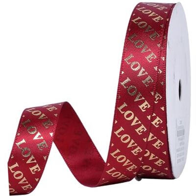 Courtieyeardceastea Stoffband zum Valentinstag, Geschenkverpackung, für Geburtstag, Muttertag, Liebe Courtieyeardceastea Stoffband zum Valentinstag, Geschenkverpackung, für Geburtstag, Muttertag, Liebe