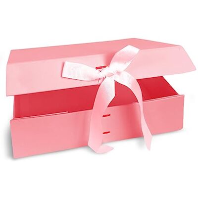 Verpackungswelt Geschenk-Box mit Deckel 23 x 17 x 7 cm Geschenk-Karton mit Magnet-Verschluss & edler Schleife Perfekt für Geburtstag, Hochzeit, Geburt Geschenk-Verpackung in Rosa Verpackungswelt Geschenk-Box mit Deckel 23 x 17 x 7 cm Geschenk-Karton mit Magnet-Verschluss & edler Schleife Perfekt für Geburtstag, Hochzeit, Geburt Geschenk-Verpackung in Rosa