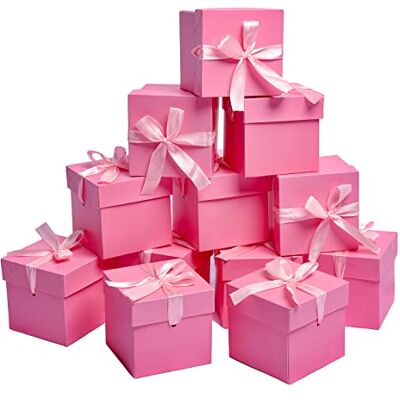 GP Geschenkbox mit Deckel und Band, 12 Stück, 10x10x10cm Geeignet für Geschenke,Geburtstage,Jubiläen,Weihnachten, Hochzeiten,Valentinstag,Feiertage und Neujahrsgeschenkboxen GP Geschenkbox mit Deckel und Band, 12 Stück, 10x10x10cm Geeignet für Geschenke,Geburtstage,Jubiläen,Weihnachten, Hochzeiten,Valentinstag,Feiertage und Neujahrsgeschenkboxen