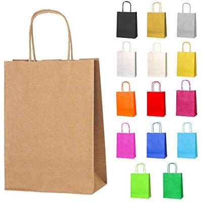 Thepaperbagstore 50 Braune Kleine Papiertüten mit Henkel 18 x 22 x 8 cm Farbige, recycelbare Kraftpapiertüten für Süßigkeiten, Geschenke, Hochzeiten, Partys & Events. Thepaperbagstore 50 Braune Kleine Papiertüten mit Henkel 18 x 22 x 8 cm Farbige, recycelbare Kraftpapiertüten für Süßigkeiten, Geschenke, Hochzeiten, Partys & Events.