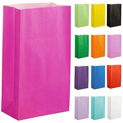 Thepaperbagstore 20 Rosa Papier-Partytüten für Geschenke 14 x 24.5 x 7 cm Starke, recycelbare Kraftpapier-Partytüten, ideal für Gastgeschenke, Süßigkeiten, Geschenke, Leckereien und besondere Events. Thepaperbagstore 20 Rosa Papier-Partytüten für Geschenke 14 x 24.5 x 7 cm Starke, recycelbare Kraftpapier-Partytüten, ideal für Gastgeschenke, Süßigkeiten, Geschenke, Leckereien und besondere Events.