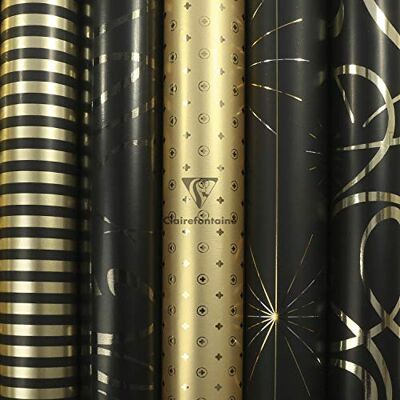 Clairefontaine 212857AMZC Karton mit 10 Rollen Geschenkpapier Premium 2mx0m70 80g, sortierte Motiven Max und ich, 10 Rollen Clairefontaine 212857AMZC Karton mit 10 Rollen Geschenkpapier Premium 2mx0m70 80g, sortierte Motiven Max und ich, 10 Rollen