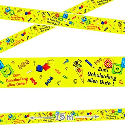 alles-meine.de GmbH 5 Stück je 15 Meter Banner Absperrband zum Schulanfang Alles Gute ! Dekoband/Folienbanner wasserfest & wetterfest Schuleinführung Einschul.. alles-meine.de GmbH 5 Stück je 15 Meter Banner Absperrband zum Schulanfang Alles Gute ! Dekoband/Folienbanner wasserfest & wetterfest Schuleinführung Einschul..