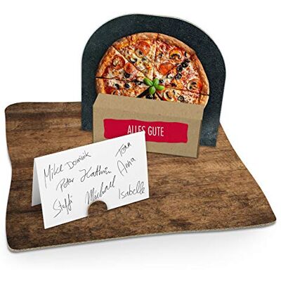 itenga Geldgeschenk I Motiv Pizza Holzbrett I Geburtstag I Mitbringsel I Gutschein I Geschenkverpackung mit Bodenplatte, Geschenkkarte und Stickerbogen zum Basteln und Dekorieren itenga Geldgeschenk I Motiv Pizza Holzbrett I Geburtstag I Mitbringsel I Gutschein I Geschenkverpackung mit Bodenplatte, Geschenkkarte und Stickerbogen zum Basteln und Dekorieren