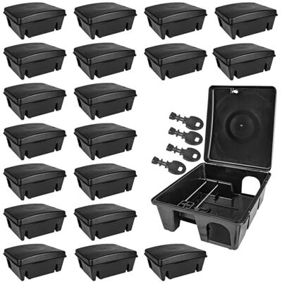 Petigi Auswahl Köderstation Ratten Mäuse Köderbox Garten Mausfalle Rattenköderbox Box Rattenfalle Rattenköderstation Kinder- Haustiersicher Mäusebox Koederbox Gift Petigi Auswahl Köderstation Ratten Mäuse Köderbox Garten Mausfalle Rattenköderbox Box Rattenfalle Rattenköderstation Kinder- Haustiersicher Mäusebox Koederbox Gift