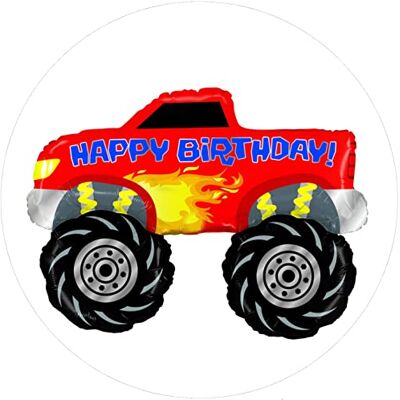ich Fondant Tortenaufleger Tortenbild Geburtstag Happy Birthday Monster Truck K 59 ich Fondant Tortenaufleger Tortenbild Geburtstag Happy Birthday Monster Truck K 59